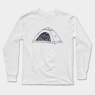 Nature Inside The Camping Tent Long Sleeve T-Shirt